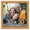 30x30 Museum-Quality Picture Frame with UV-Resistant Acrylic & Acid-Free Backing, Available in 4 Finishes - Gold, Silver, Bronze, and Black